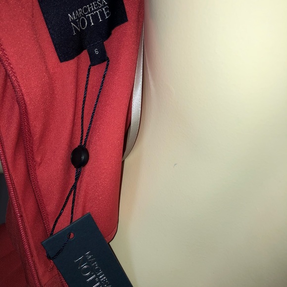 Marchesa Notte Luxury Silk Gown - Picture 8 of 10